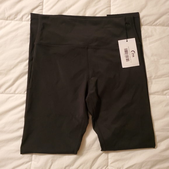 NWT Zyia Black Brilliant Hi-Rise Legging Pa - Picture 2 of 8